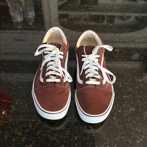 Old Skool Vans Reddish- Brown Men's Sneakers - Size 12
